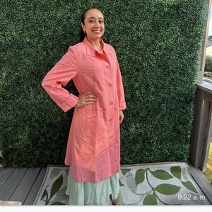 Harve benard by benard holtzman Raincoat Waterproof Repellent Sz S  Vintage Coat